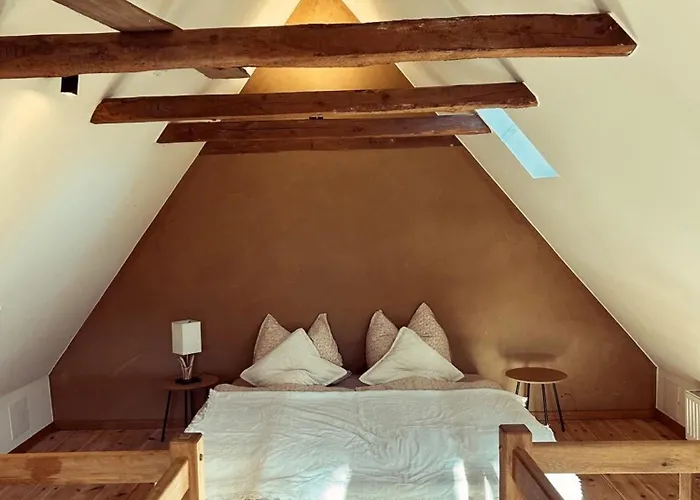 Gaestehaus Auf Idyllischem Fachwerkhof Im Duemmer-weserland, Sauna Optional Vakantiehuis *
